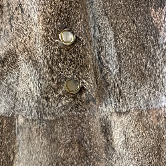 A.P.C fur coat xs feels like rabbit - Picture 3 of 10